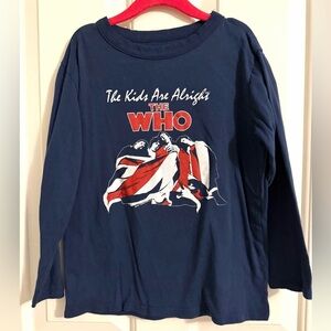 Chaser Navy Long Sleeve Tee - The Who “The Kids Are Alright” Tour